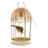 Vintage bird cage lamp 70's