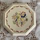 Dessous de plat en faïence Longwy octogonal vintage art de la table ACC-7140