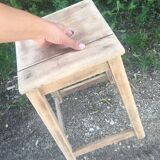 Wooden workshop stool