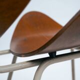 Olof Kettunen Chair and Stool for Merivaara, Finland 1950s