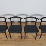 Rosewood Dining Chairs by Helge Sibast & Børge Rammerskov, Denmark, 1960s, Set of 4