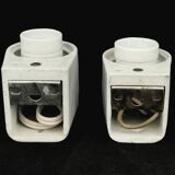 2 Bauhaus wall lights by Wilhelem Wagenfeld for Lindner 1950