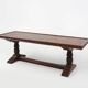 16th Century primitive full oak Spanish ship table with beautiful patina