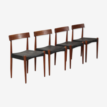 Arne Hovmand Olsen teak Dining chairs