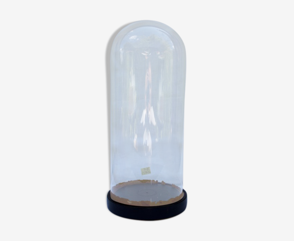 Globe en verre avec son pied