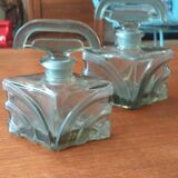 Trio of art deco bottles