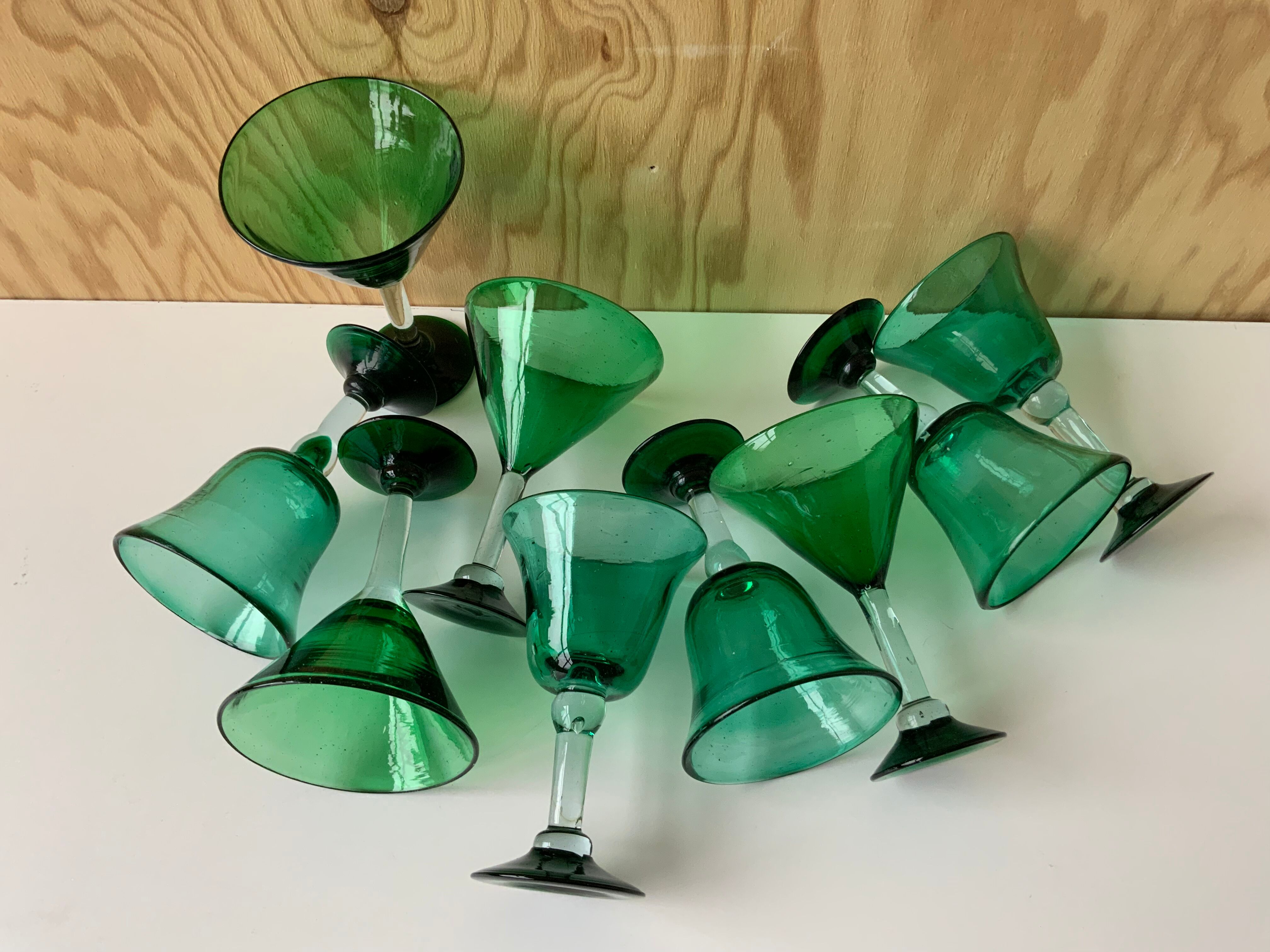 Vintage foot glasses