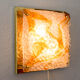 Mazzega Murano glass and brass wall lamp from the 60s