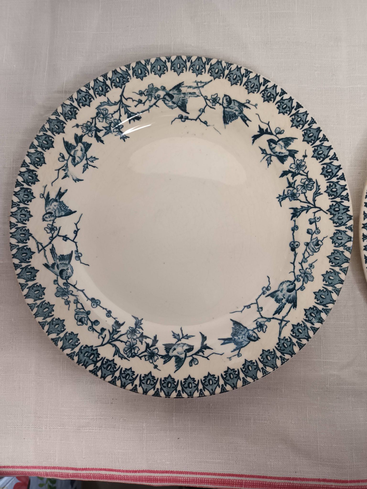 Set of three plates