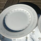 Set of Three Flat Plates of the XIth Congress of the Relais et Chateaux in Amsterdam 1985.