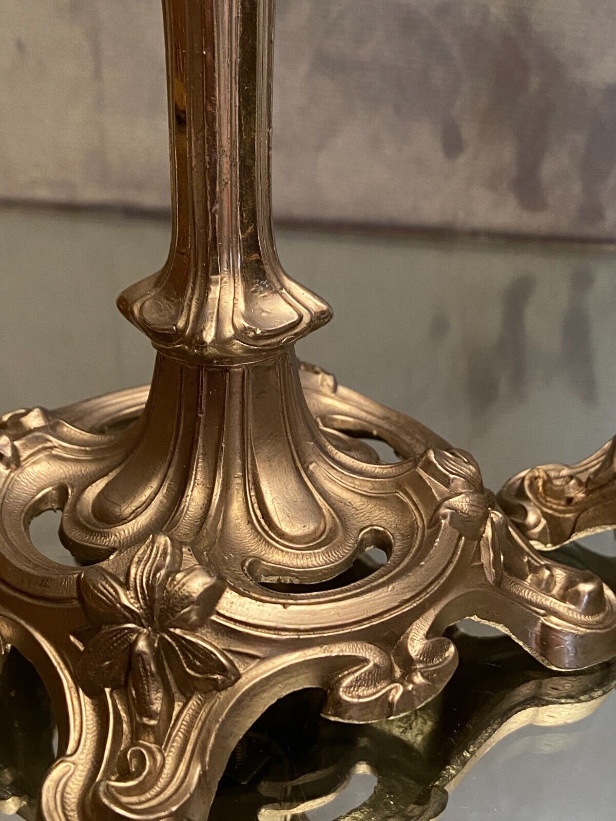 Pair of candlesticks in silver regulation art nouveau early twentieth century