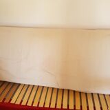 Red velvet sofa