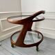 Cesare Lacca rolling coffee table service trolley