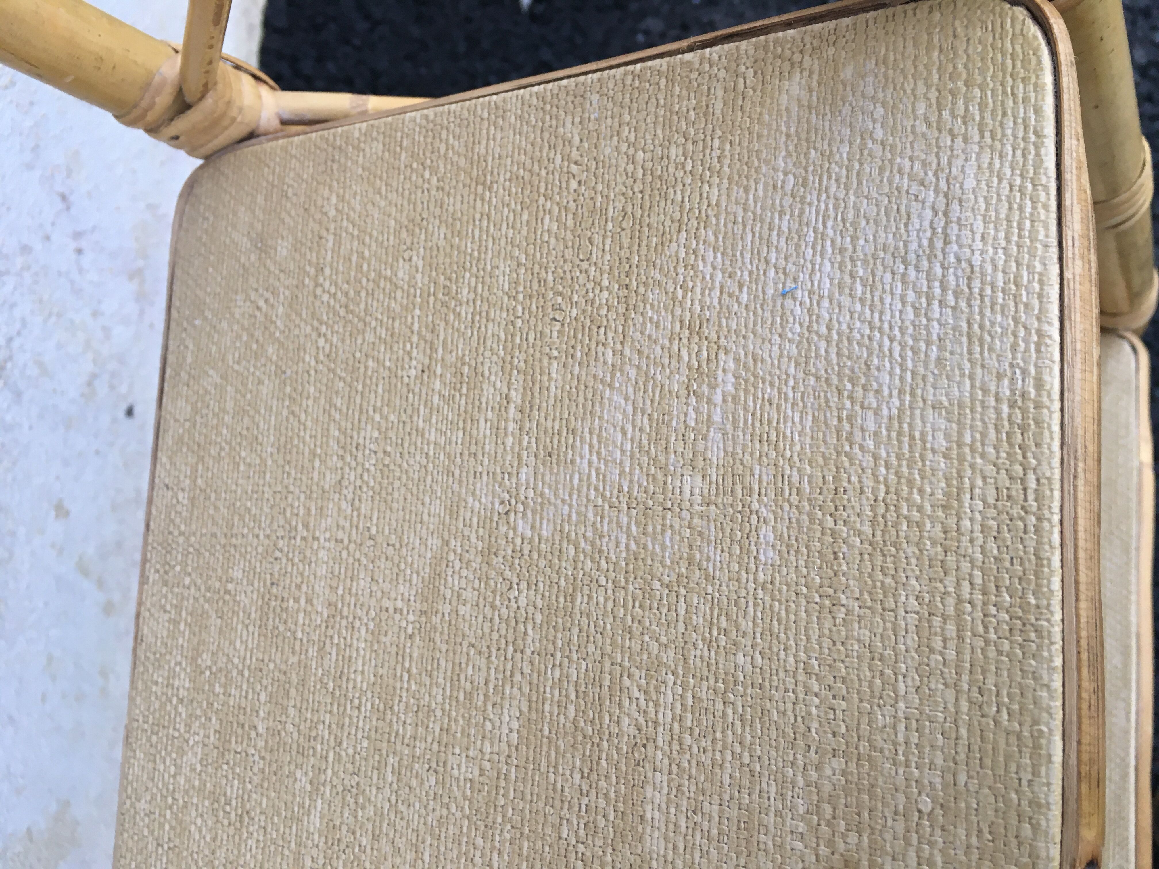 60'S rattan wall shelf