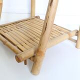 Bamboo shelf, staircase, vintage, plant door, rattan