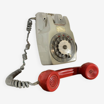 Vintage wall telephone