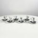Set of 6 Espresso Cups by Keith Haring for Tognana, 1990