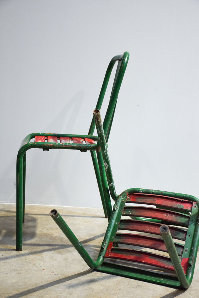 Pair of chairs Tolix T4, 1960