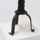 Brutalist Sculptural Wrought Iron Candle Holder 1960s