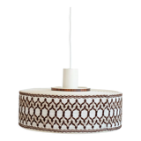 Vintage suspension in pvc, fabric and wool