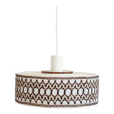 Vintage suspension in pvc, fabric and wool