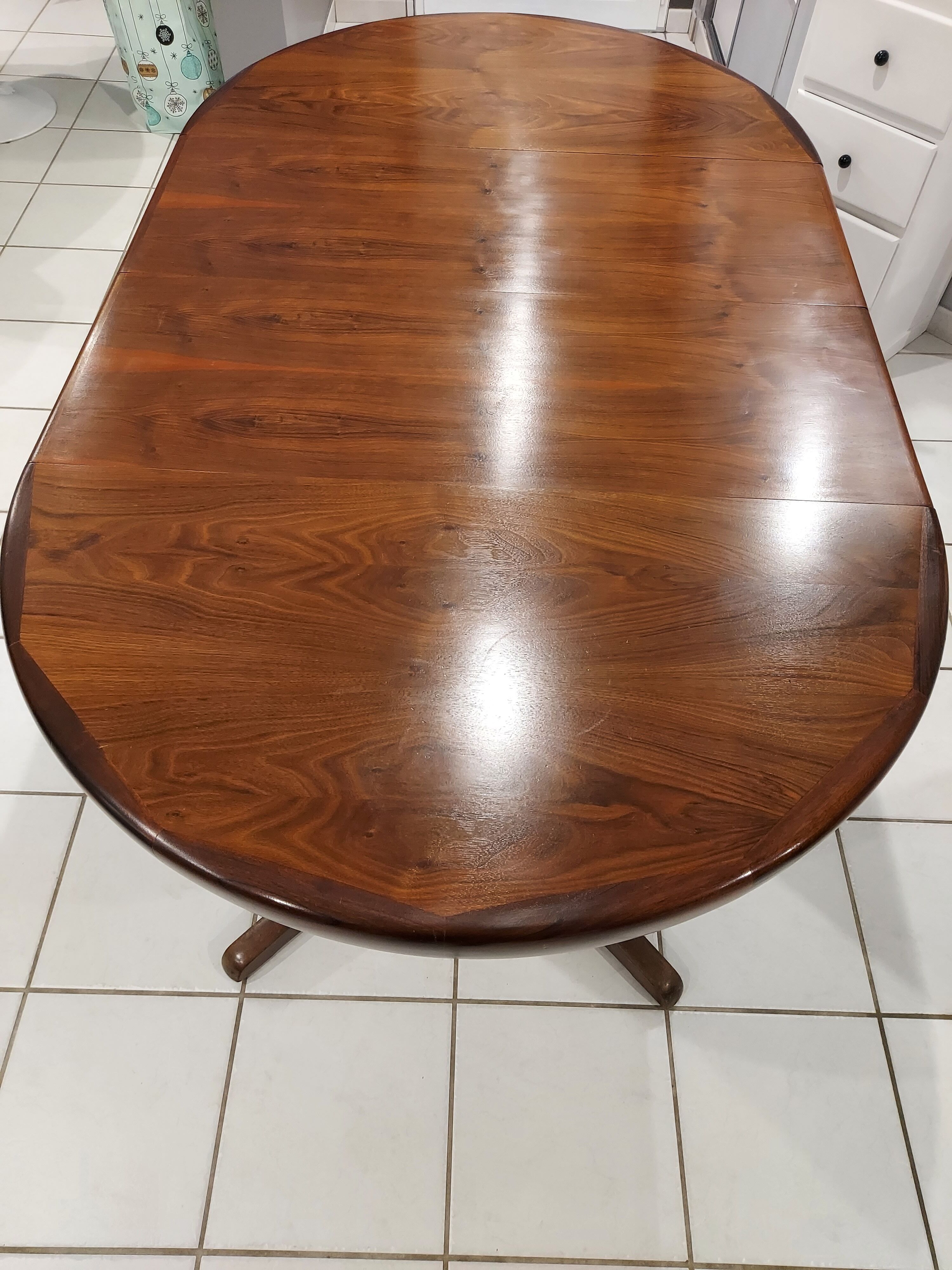 Extendable dining table baumann vintage 1970s baumann