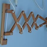 Applique murale extensible ikea/lampe en bois modèle sax 1985-90