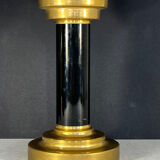 Lampe de chevet ou à poser art-déco • Verre ancien & Laiton patiné