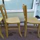 Lot de 4 chaise de bistrot Luterma - repeintes