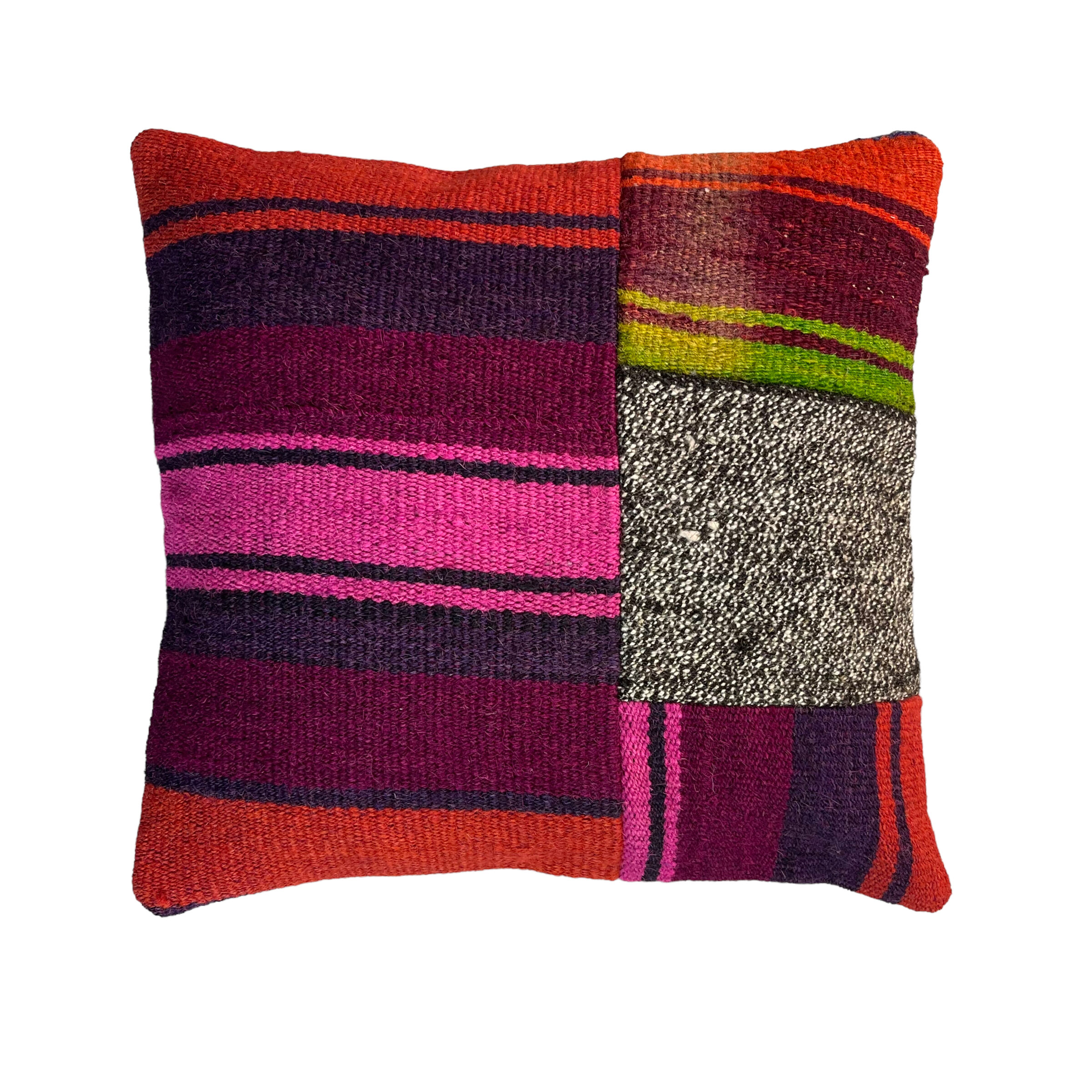 Housse de coussin kilim turc vintage 40 x 40 cm
