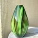 Grand vase en verre murano missoni