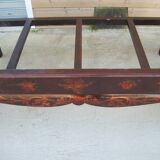 Opium lacquered canopy bed