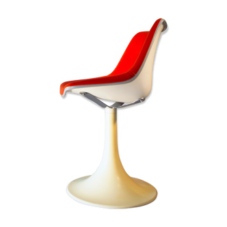 Roland Schweitzer L202 swivel tulip chair, 1973