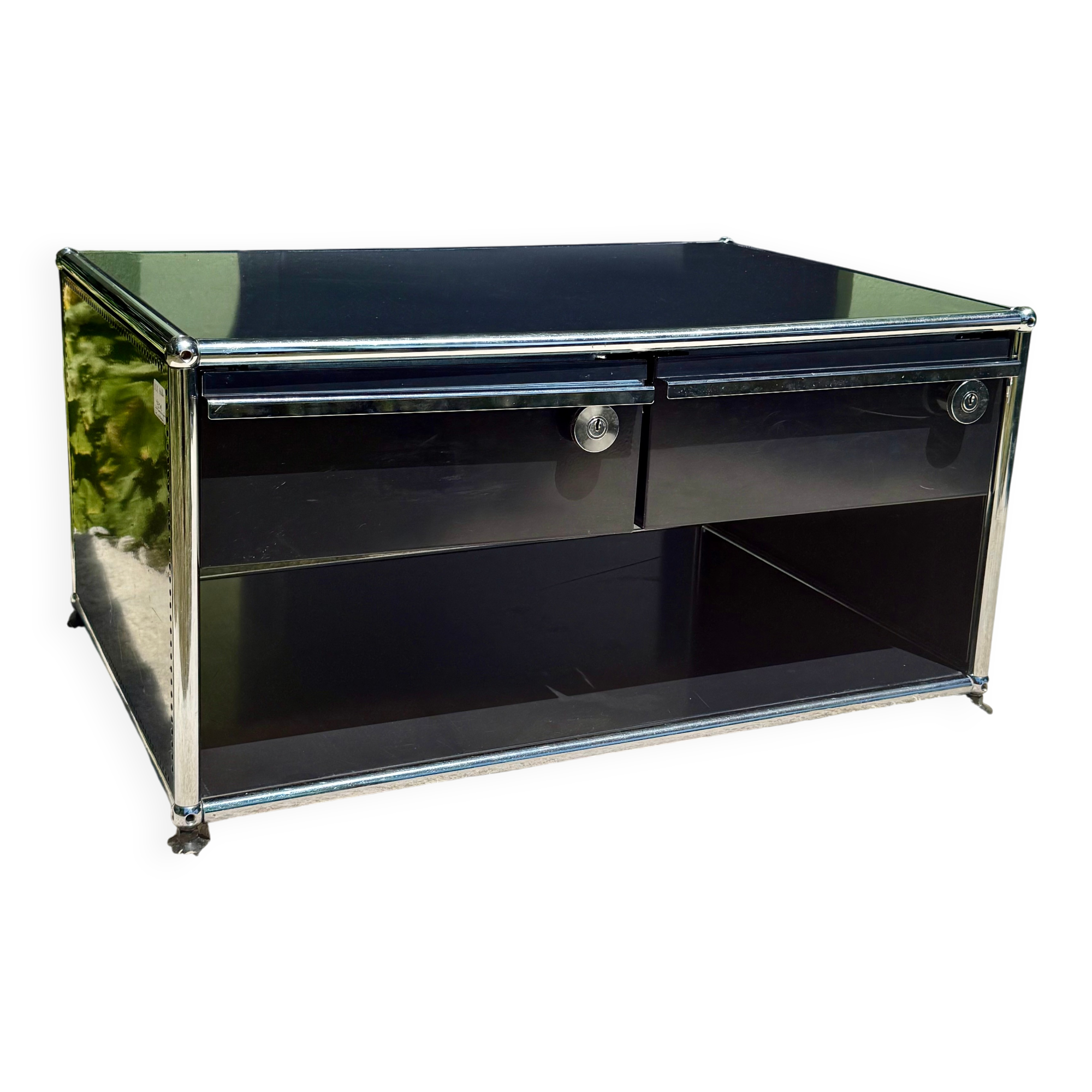 USM Haller Black Furniture – Nightstand / TV Unit / Coffee Table
