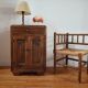 Confiturier en noyer – meuble de rangement ancien 1930-40