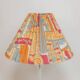 Vintage brass table lamp with plexiglass, 1990s.
