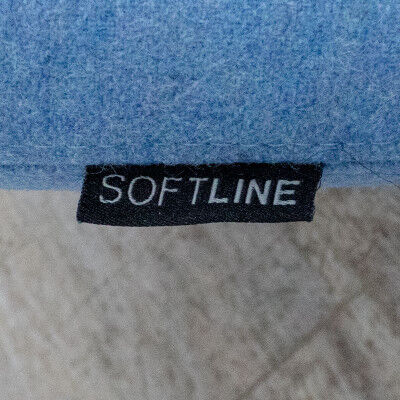 Softline Sense blue chaise longue