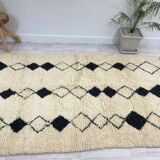 Handmade Moroccan Berber carpet 250 x 146 CM