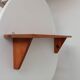 Vintage wooden wall shelf