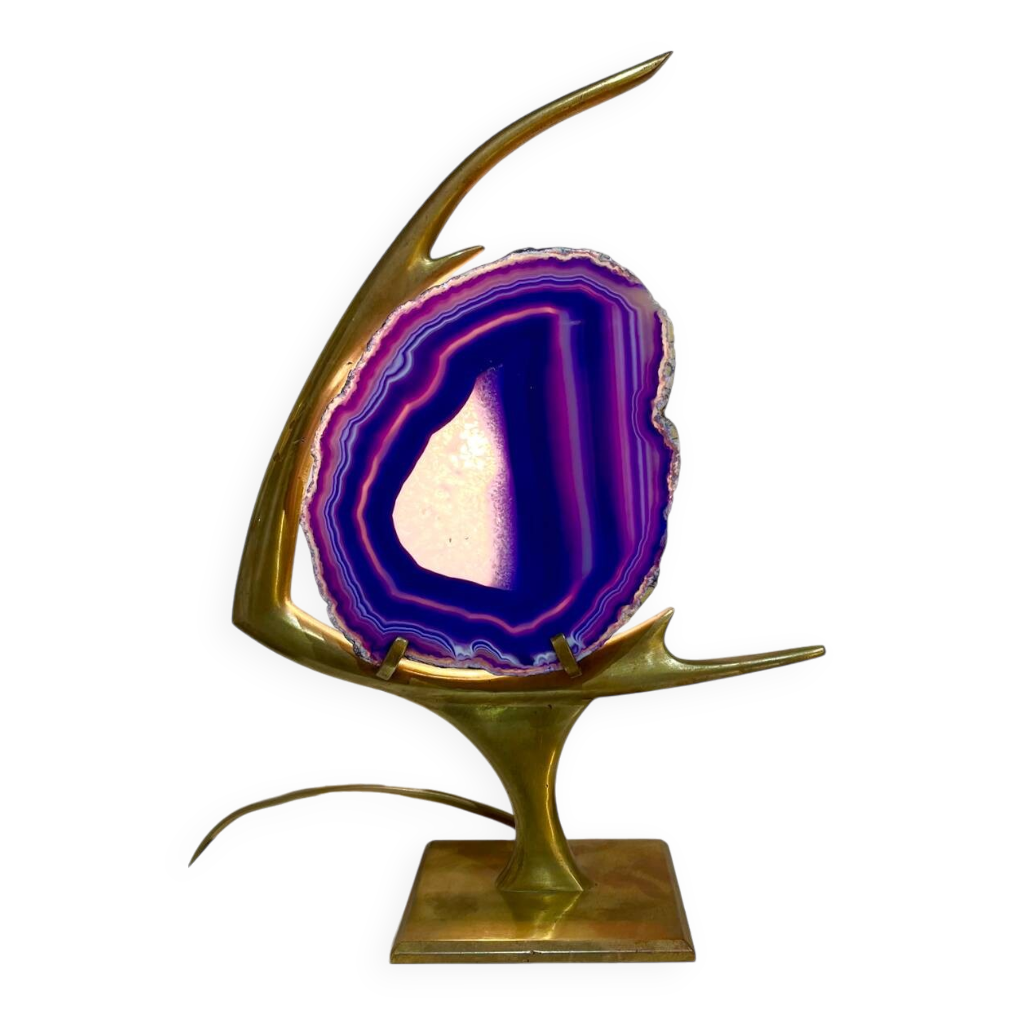 Lampe sculpture par Willy Daro