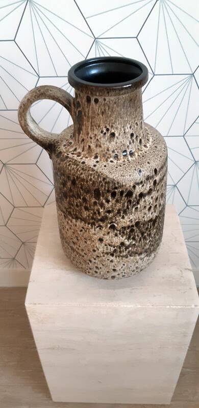 Large vintage ceramic vase “West-Germany” 1950s.