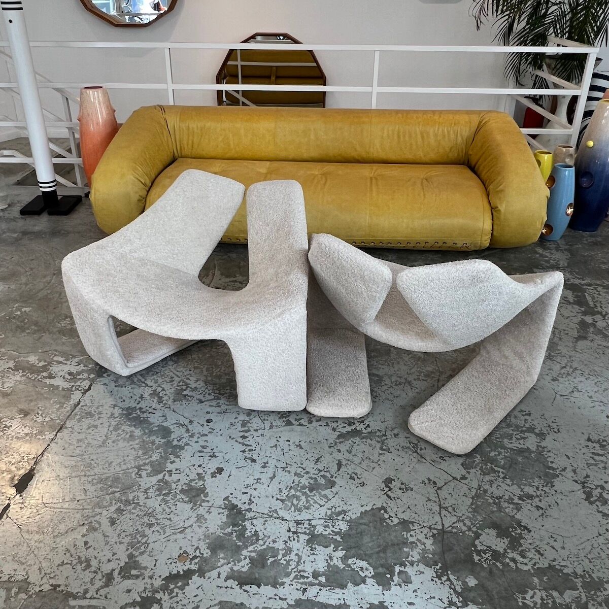 Pair of Zen armchairs by Kwok Hoi Chan for Maison Steiner, 2003 edition.