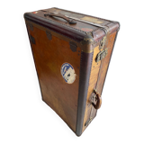 Ancienne malle cabine vintage