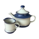 Teapot Goebel country Auvergne - Oeslauer Manufaktur and milk jug