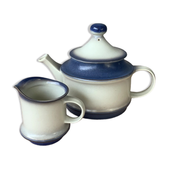 Teapot Goebel country Auvergne - Oeslauer Manufaktur and milk jug