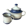 Teapot Goebel country Auvergne - Oeslauer Manufaktur and milk jug