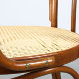 Vintage Bentwood Wide Seat and Arms Bistro Chair