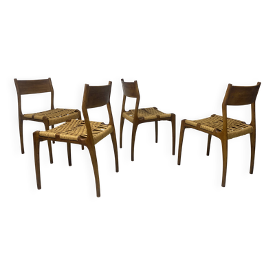Série de 4 chaises Havana – Gessef, Consorzio Sedie Friuli