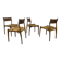 Set of 4 Havana chairs – Gessef, Consorzio Sedie Friuli.