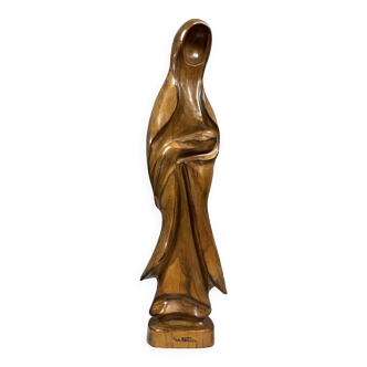 Dan Karner: abstract sculpture of the Madonna from the mid-20th century